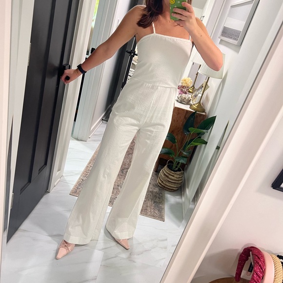 Staud x Solid and Striped white jumpsuit - Picture 4 of 6